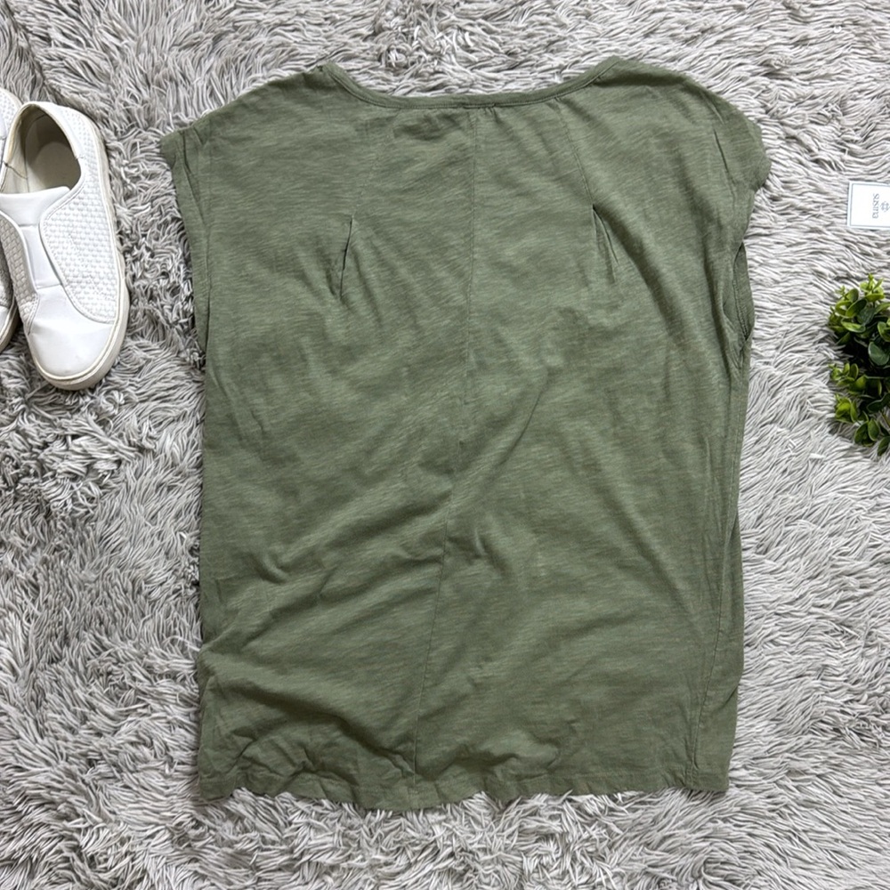 NWT Susina Green Short Sleeve Tee Size M - Picture 6 of 6